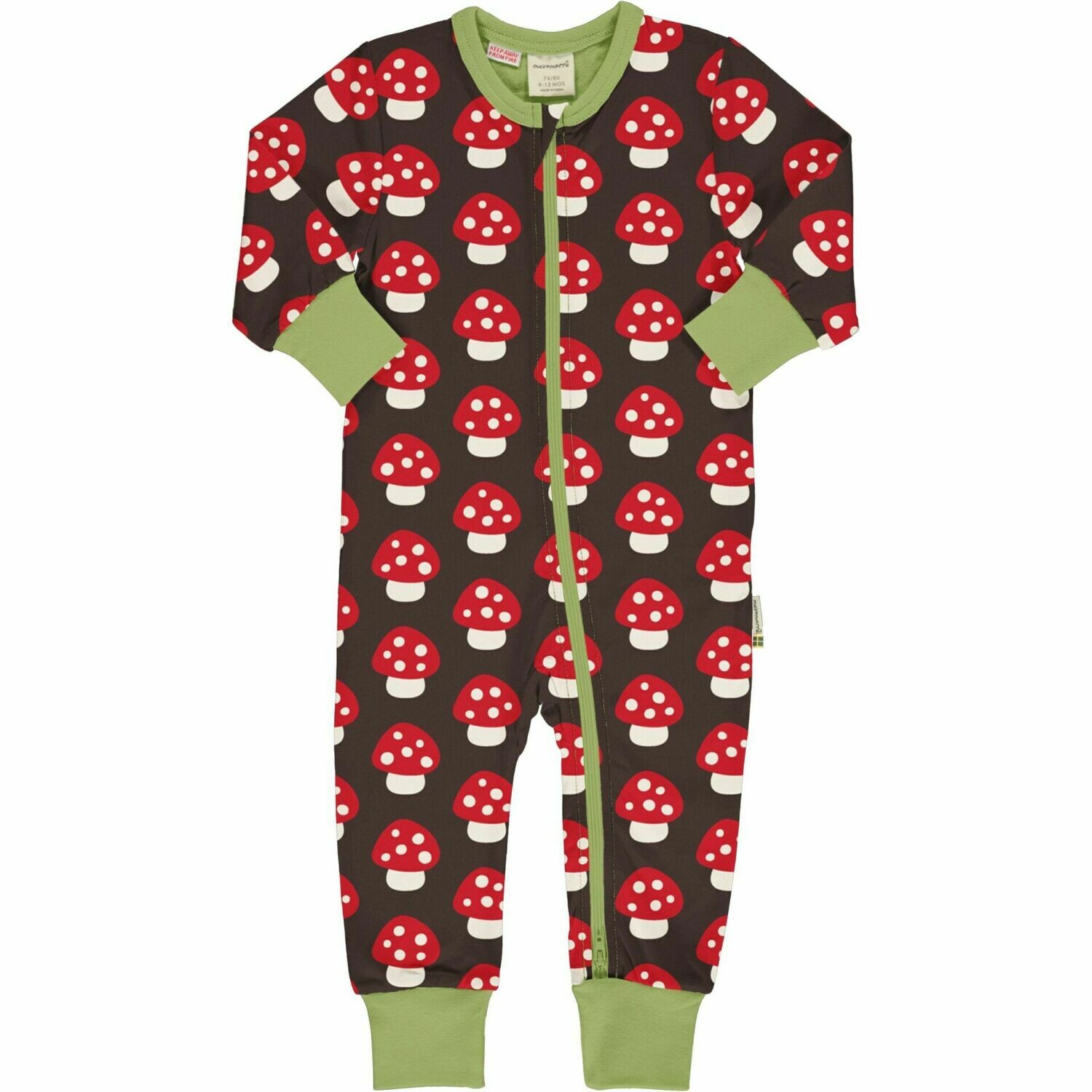 Maxomorra Rompersuit MUSHROOM