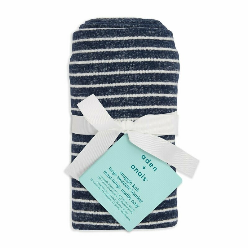 Swaddle navy stripe