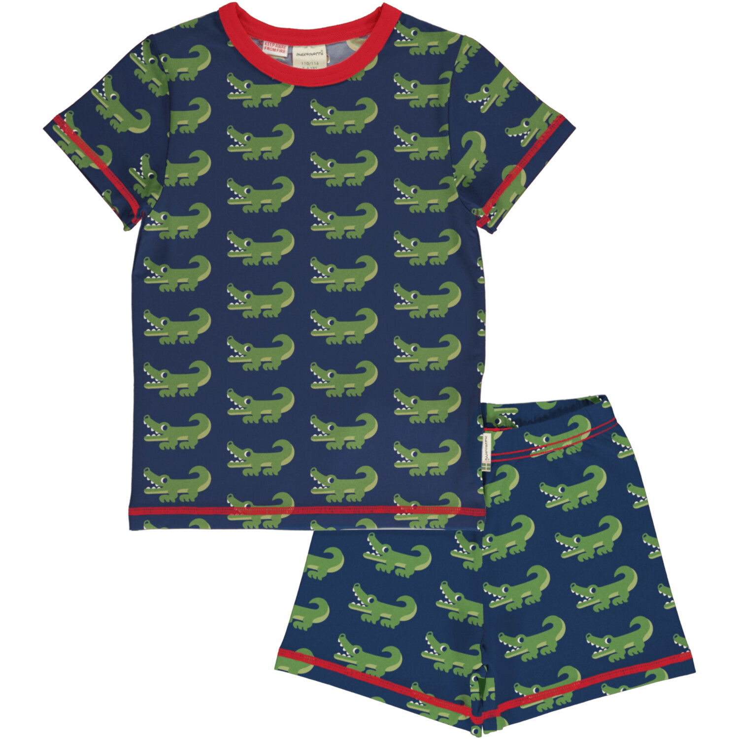 Maxomorra Pyjama CROCODILE