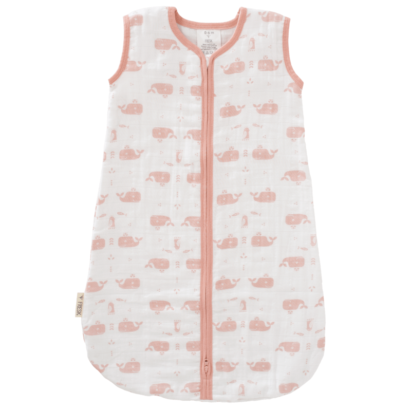 FRESK Schlafsack Muslin Whale