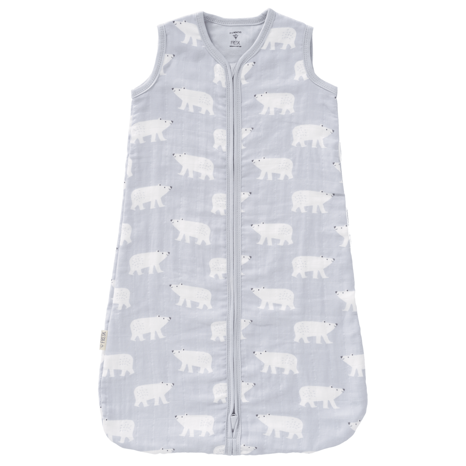 FRESK Schlafsack Muslin Polar Bear