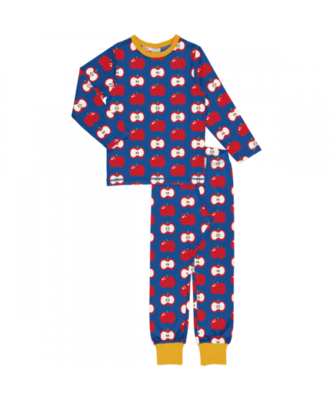 Maxomorra Pyjama FARM APPLE