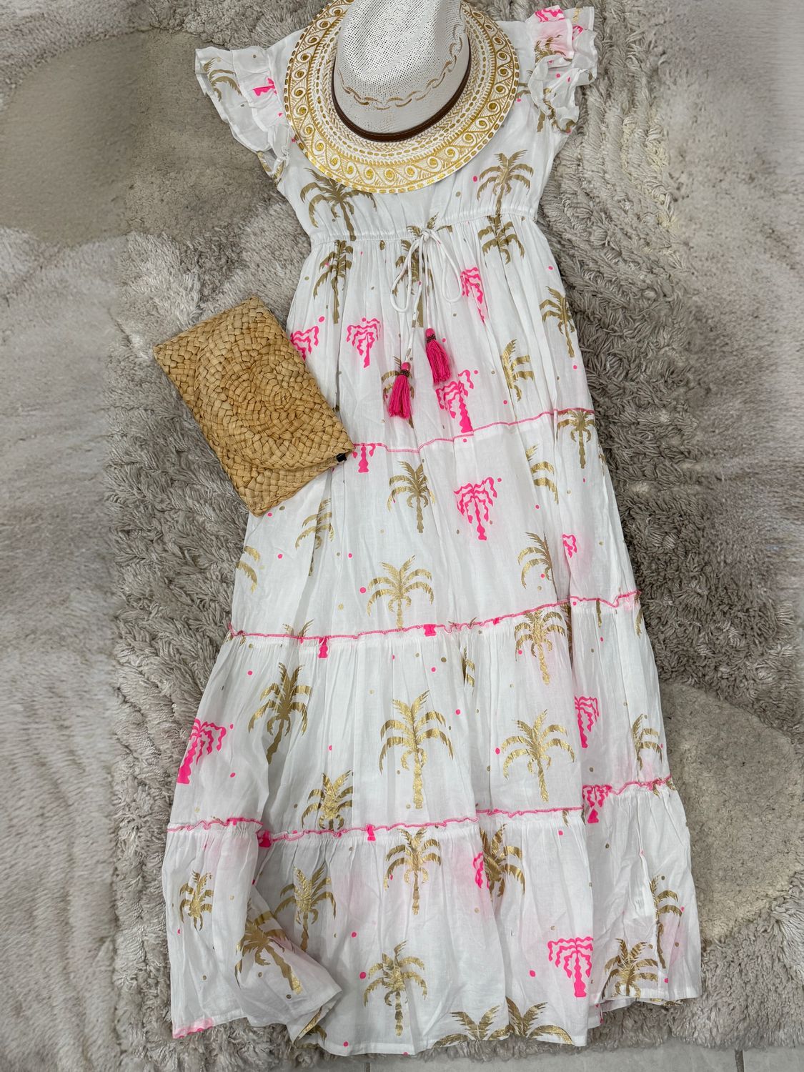 The AnaLucia Short Sleeve Cotton Maxi The AnaLucia Short Sleeve Cotton Maxi