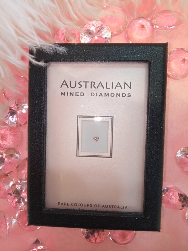 Argyle Pink Diamond Heart Shape