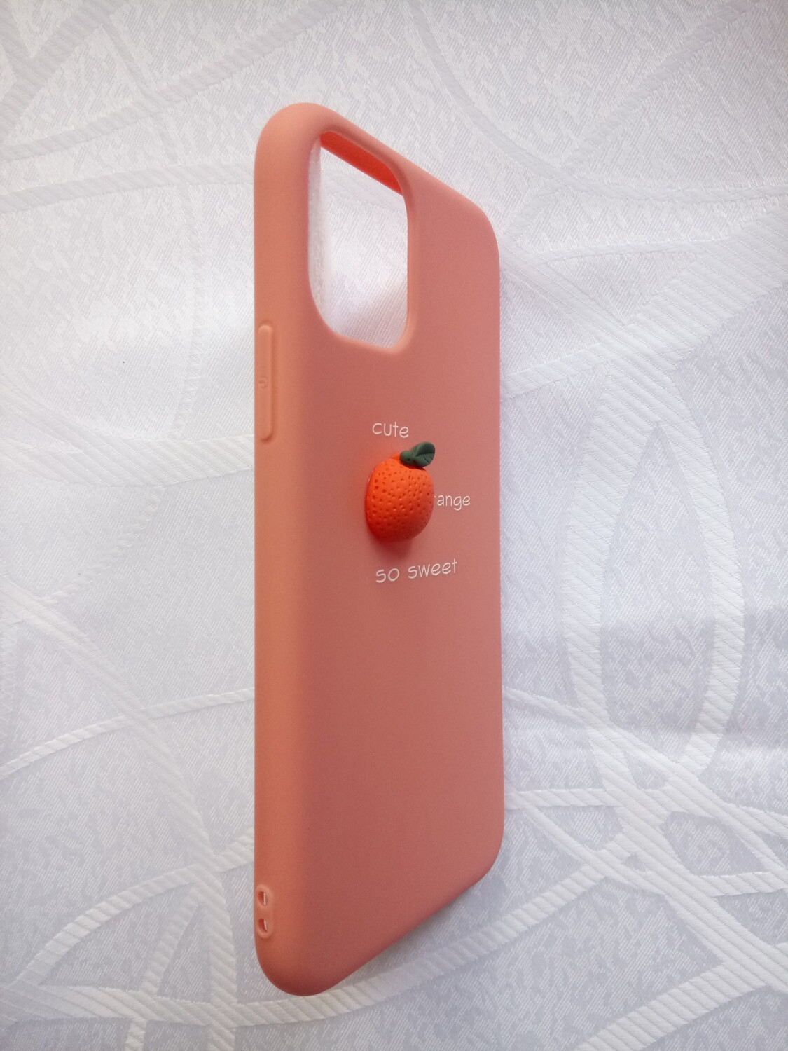 Estuche USLION 3D caramelo color naranja para iPhone 11 Pro
