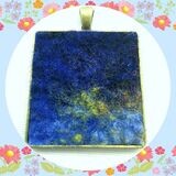 Decorative square pendant #2 - Support Ukraine!