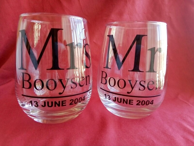 Personalised Conversation Glasses - set of 2