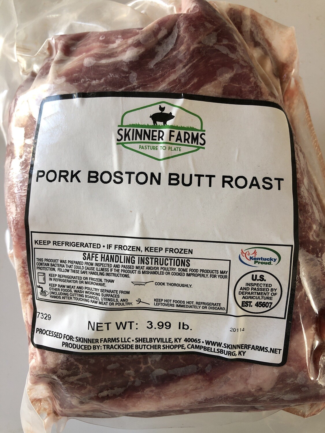 Boston Butt Pork Roast (4-5 pounds)