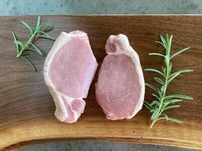 3/4” Thick Boneless Pork Chops