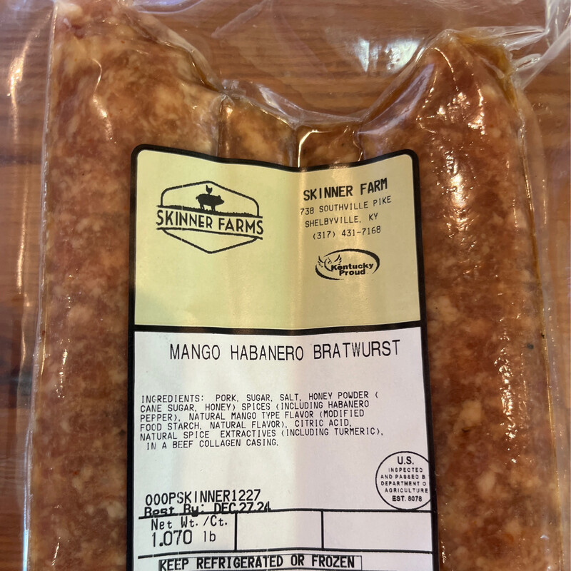 Mango Habanero Brats