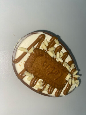 Lotus Cheesecake Easter Egg