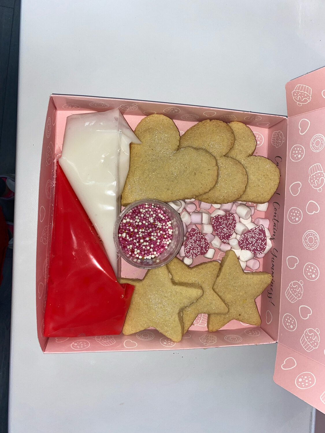 Decorate Your Own Valentines Shortbread £15 Total. £5 Deposit, £10 On Collection