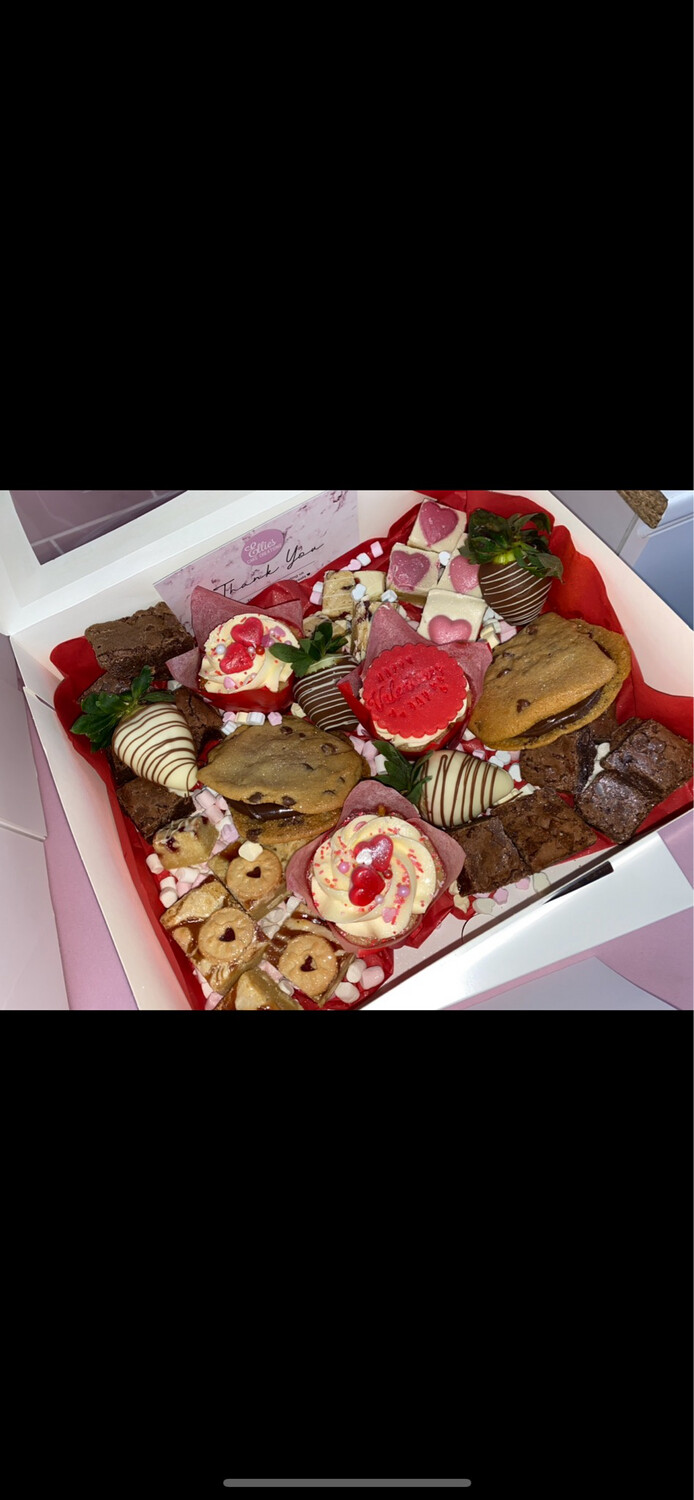 Valentines Day Graze Box £40. £10 Deposit, £30 On Collection