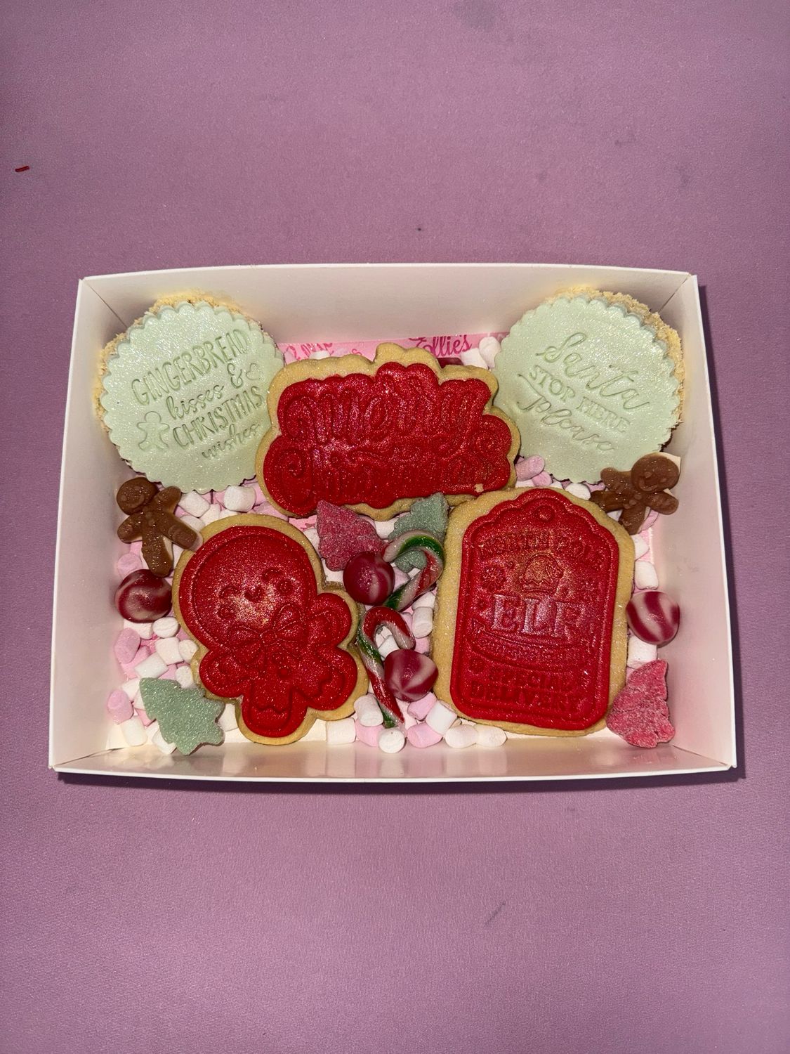Five Fondant Sugar Cookies. £18 Total, £8 Deposit, £10 On Collection