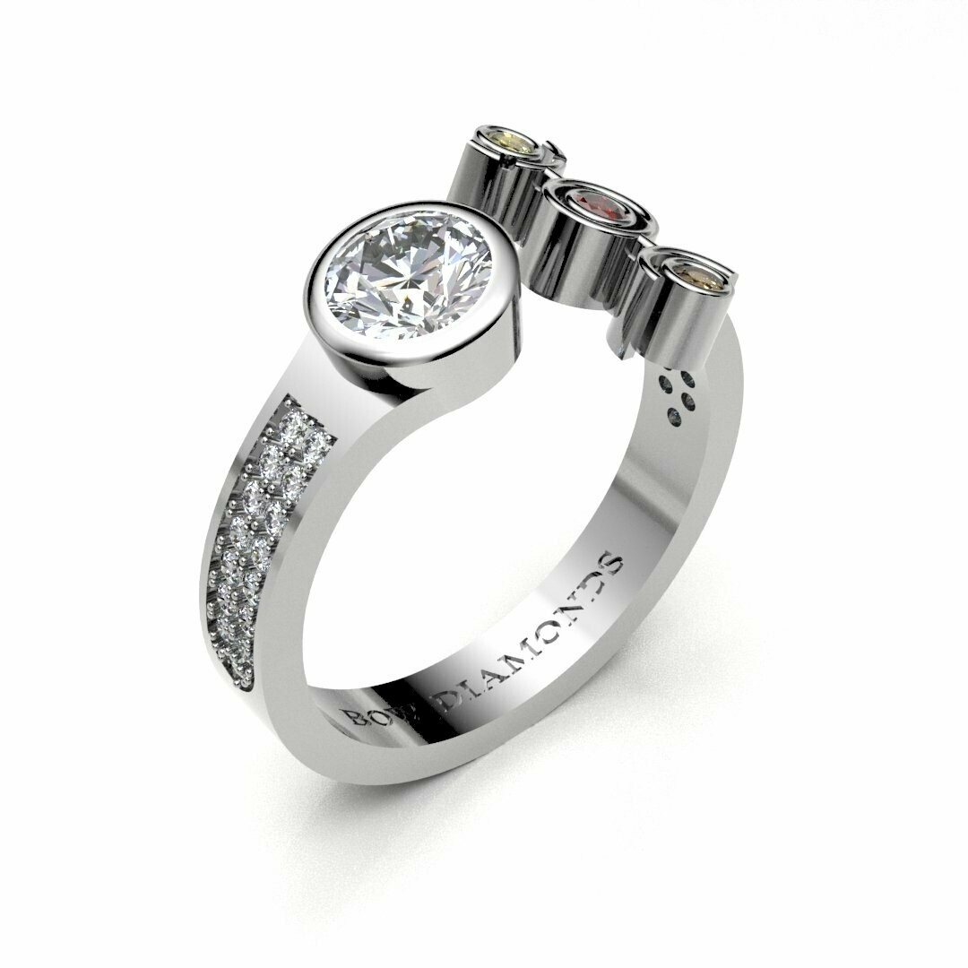 Bow Diamonds 0.50ct Brilliant Cut Origin Diamond Ring