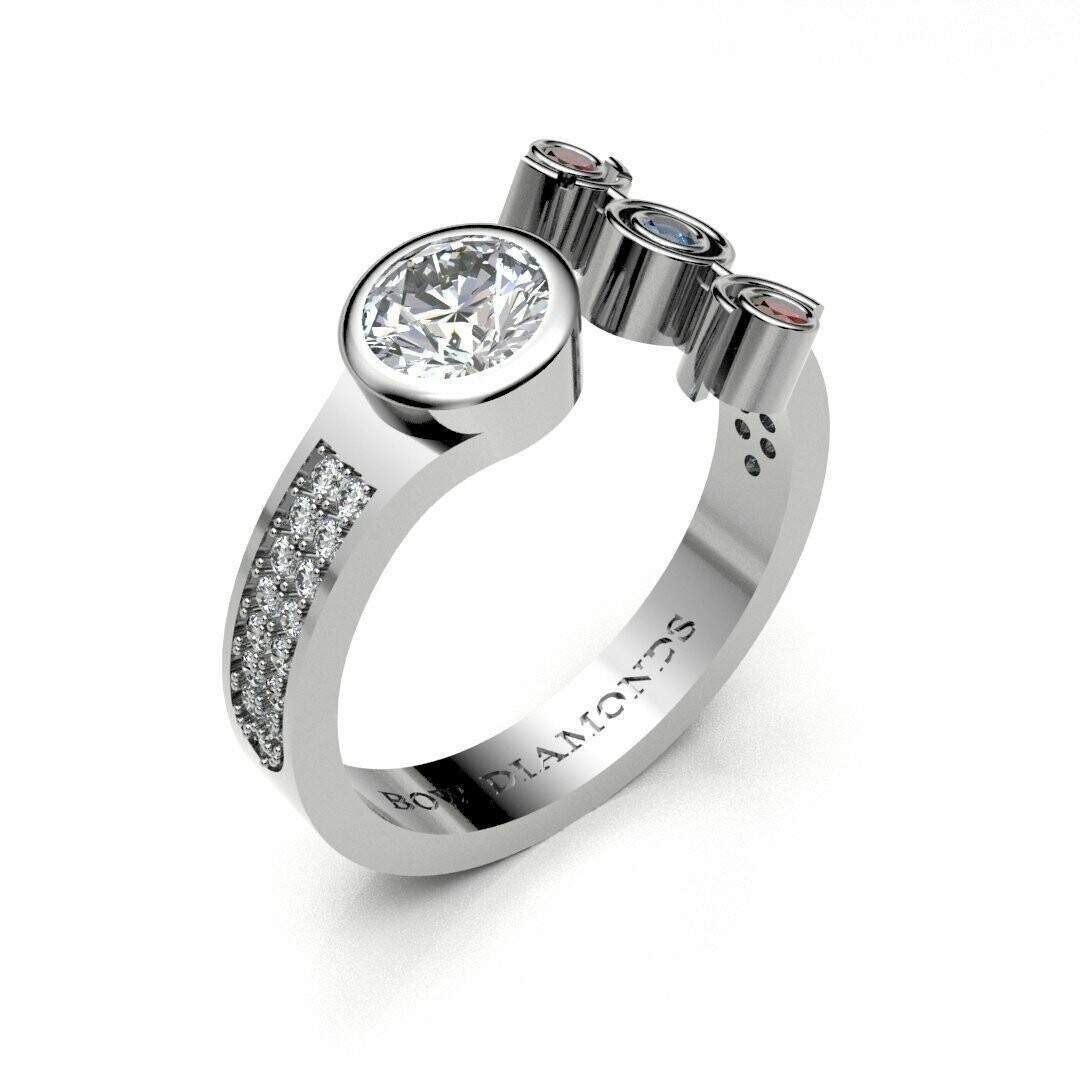 Bow Diamonds 0.50ct Brilliant Cut Origin Diamond Ring