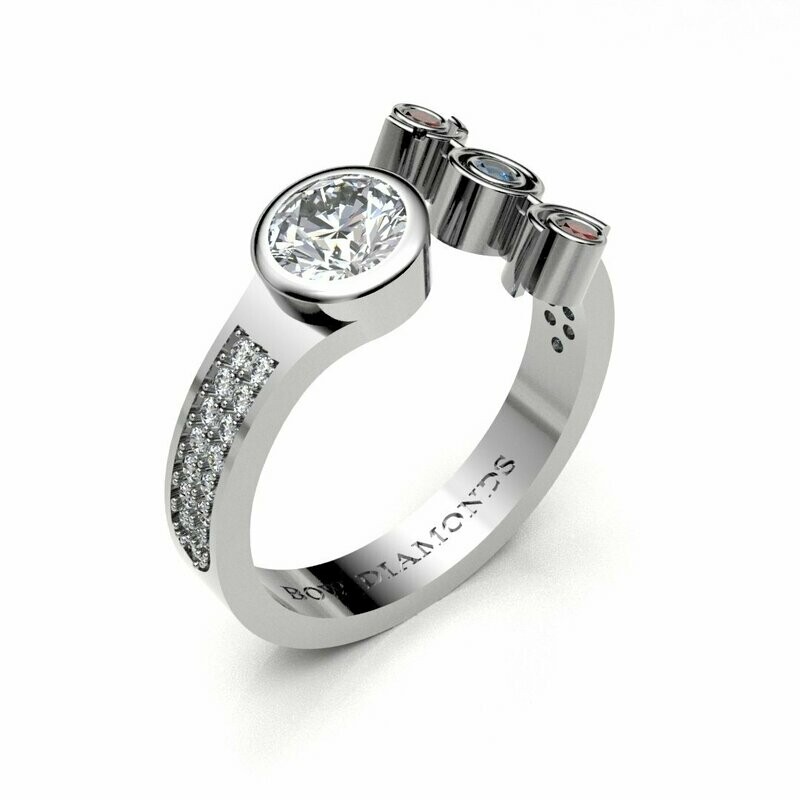 Bow Diamonds 0.50ct Brilliant Cut Origin Diamond Ring