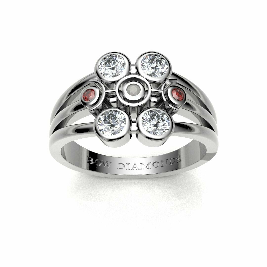 Bow Diamonds Brilliant Cut Symmetry Lab Grown Diamond Ring