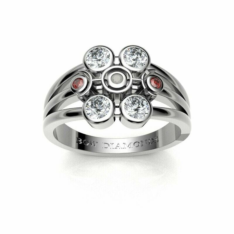 Bow Diamonds Brilliant Cut Symmetry Lab Grown Diamond Ring