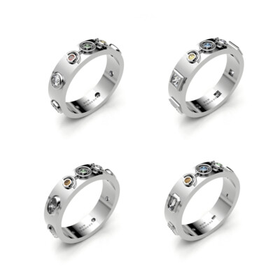 Orbital Diamond Rings