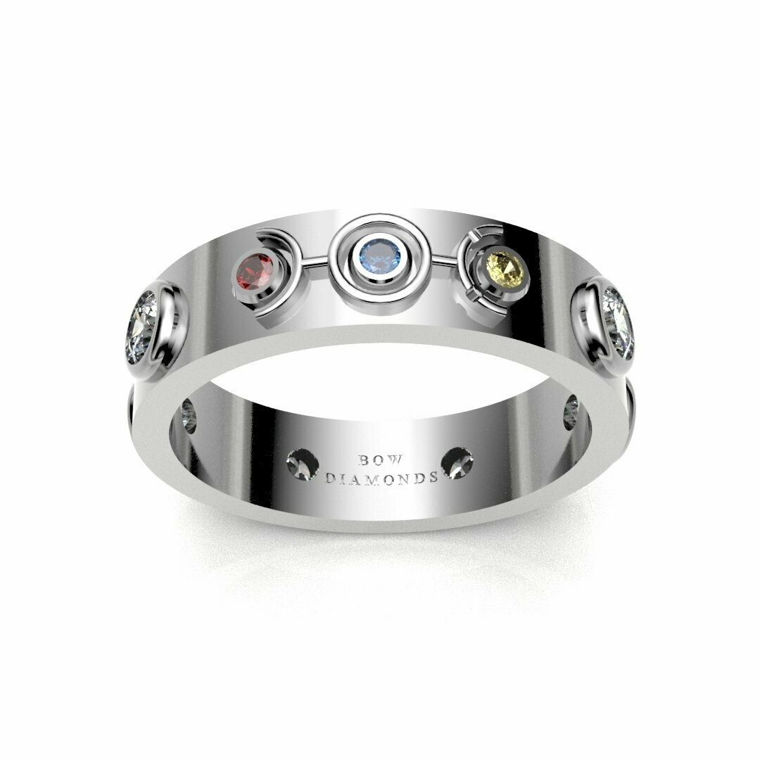 Bow Diamonds Brilliant Cut (Round) Orbital Diamond Ring
