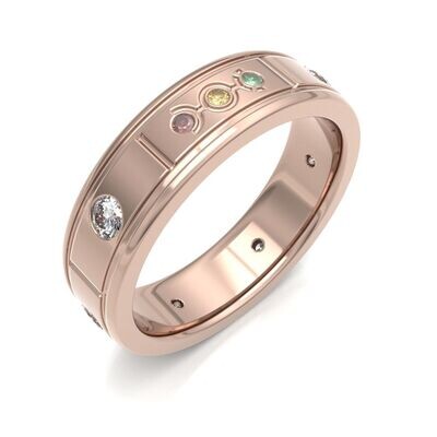 Bow Diamonds Brilliant Cut (Round) Orbital 2 Diamond Ring
