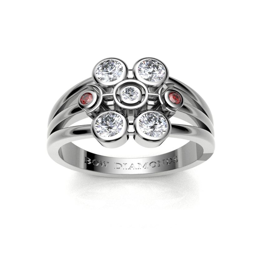 Bow Diamonds Brilliant Cut Symmetry Lab Grown Diamond Ring