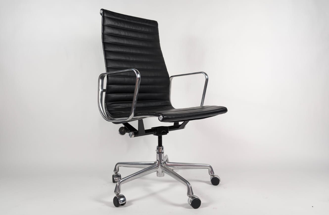 Herman Miller, Vitra  119 Chrom Leder Bürostuhl Schreibtischstuhl