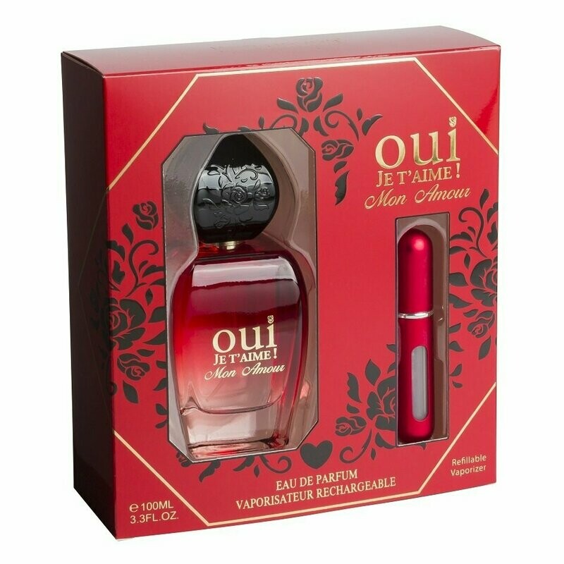 EDP 100ml + Vaporizer "Oui je t'aime mon amour"
