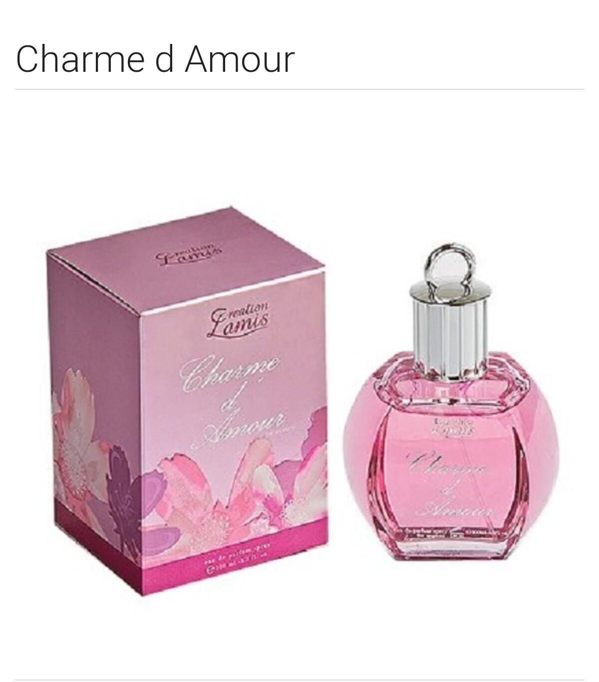 Creation Lamis Charme d Amour Eau de Parfum 100ml