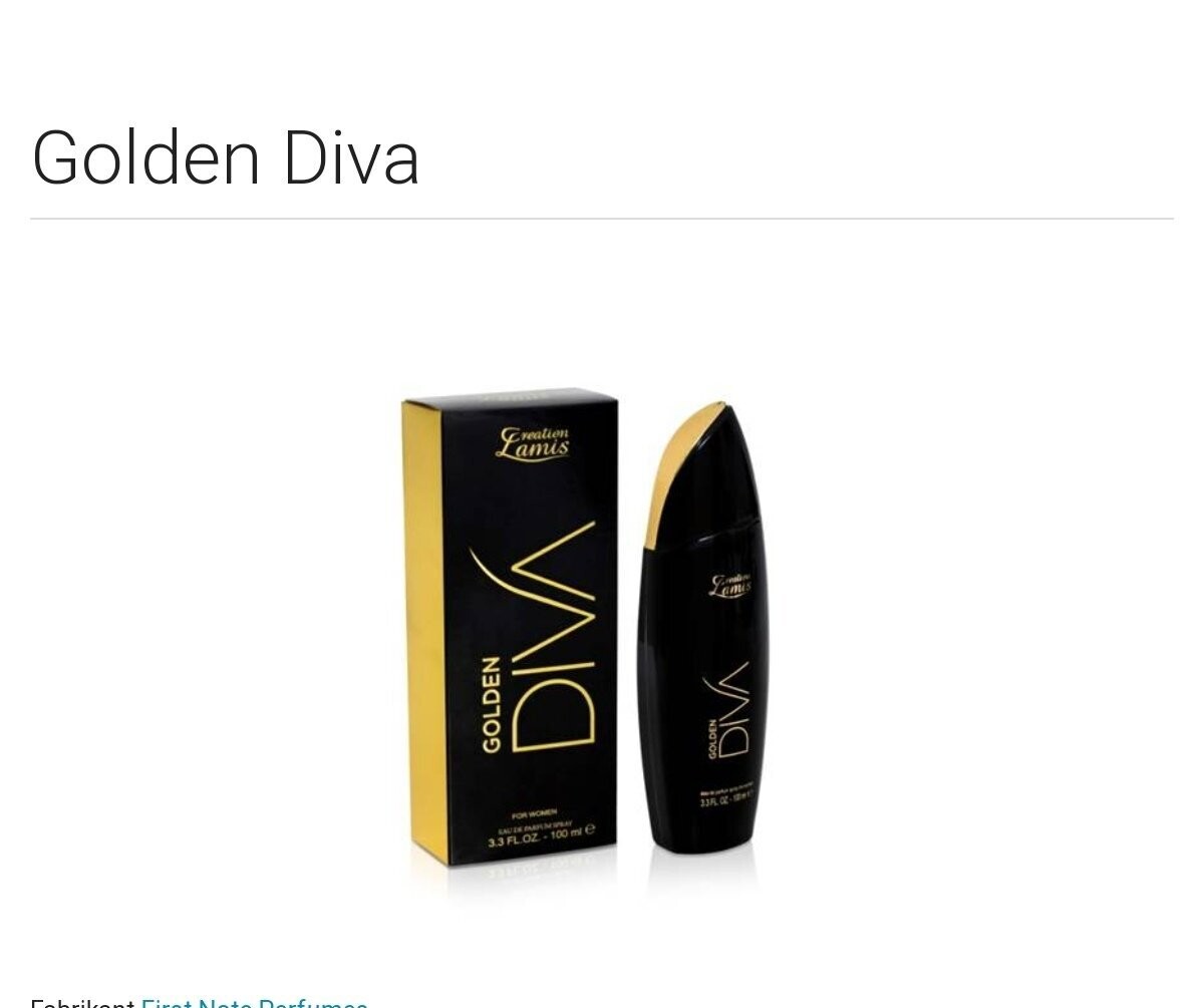 Creation Lamis - Golden Diva - Eau de Parfum 100ml