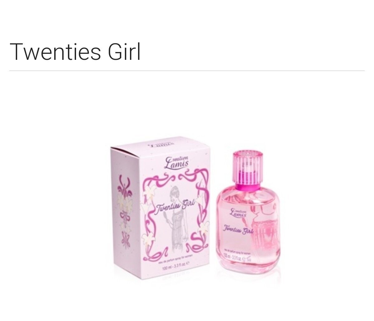 Twenties Girl - 100ml Eau de Parfum spray - Creation Lamis