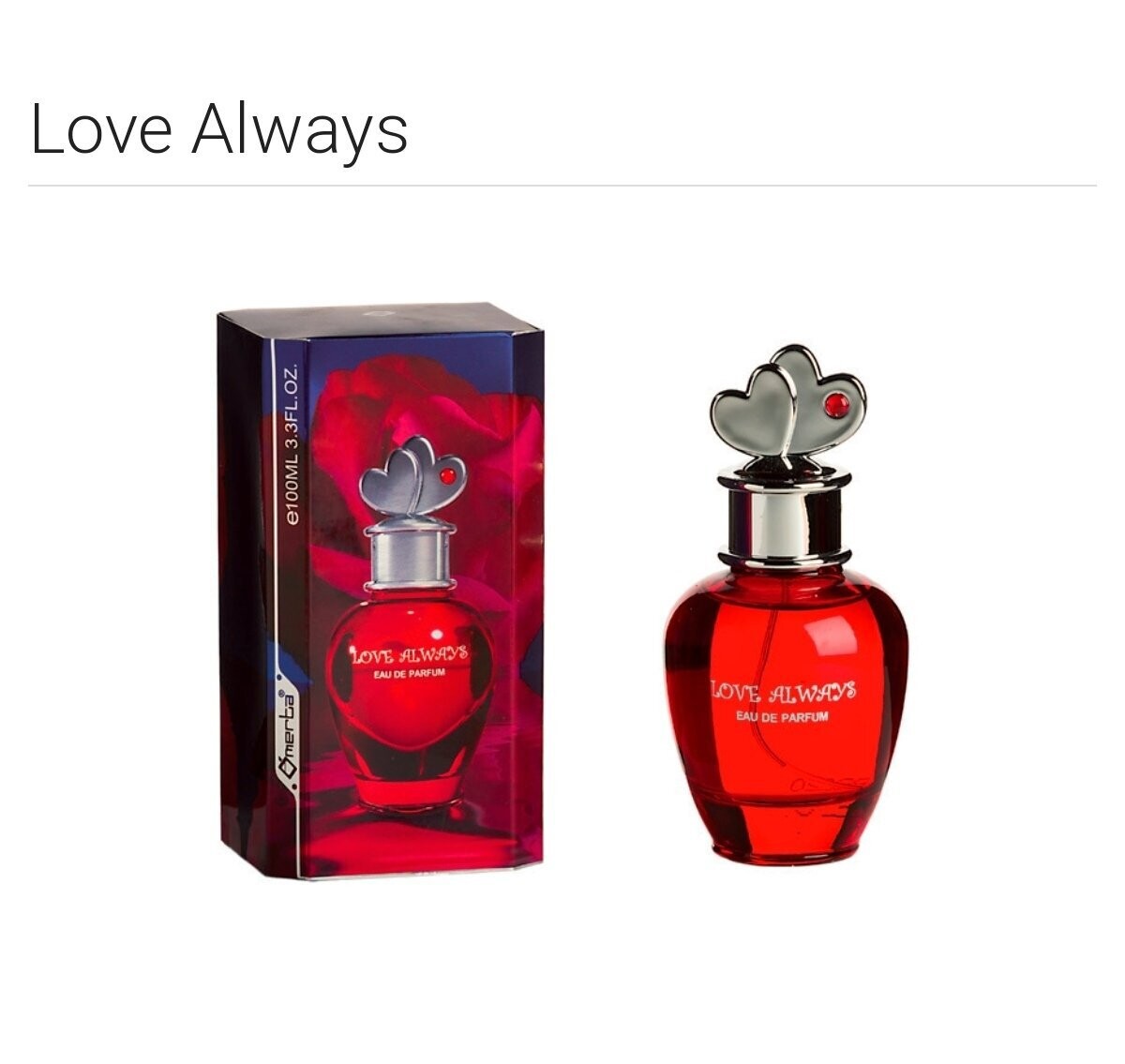 Omerta - Love Always - Eau De Parfum - 100ML