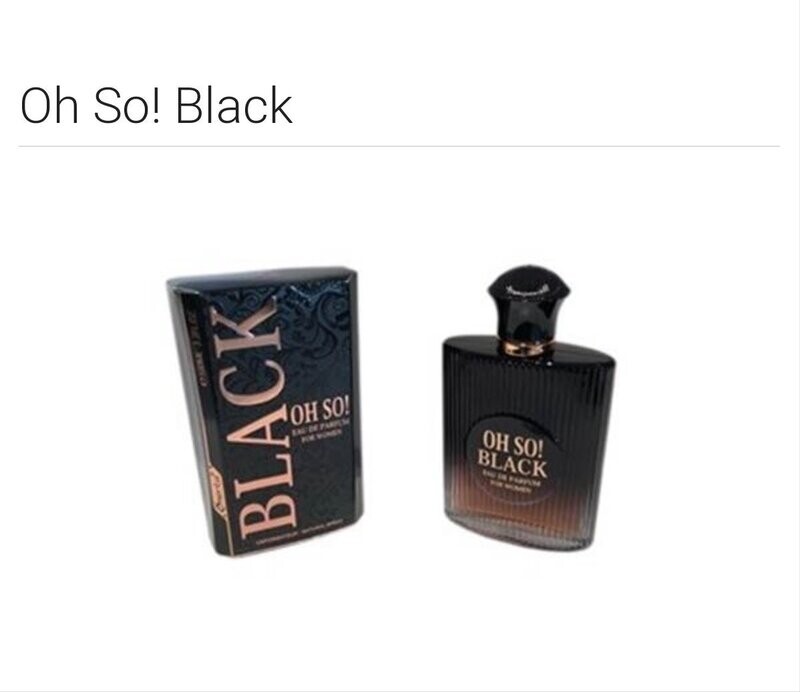 Omerta - Oh So Black For Women - Eau De Parfum - 100ML