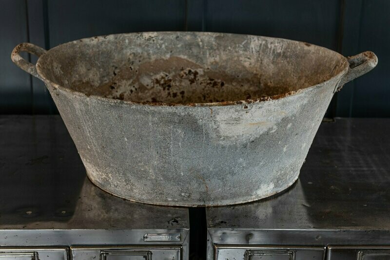 Galvanised Bath Planter