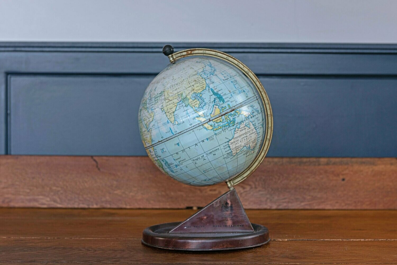 Mid Century Chad Valley Tin Globe