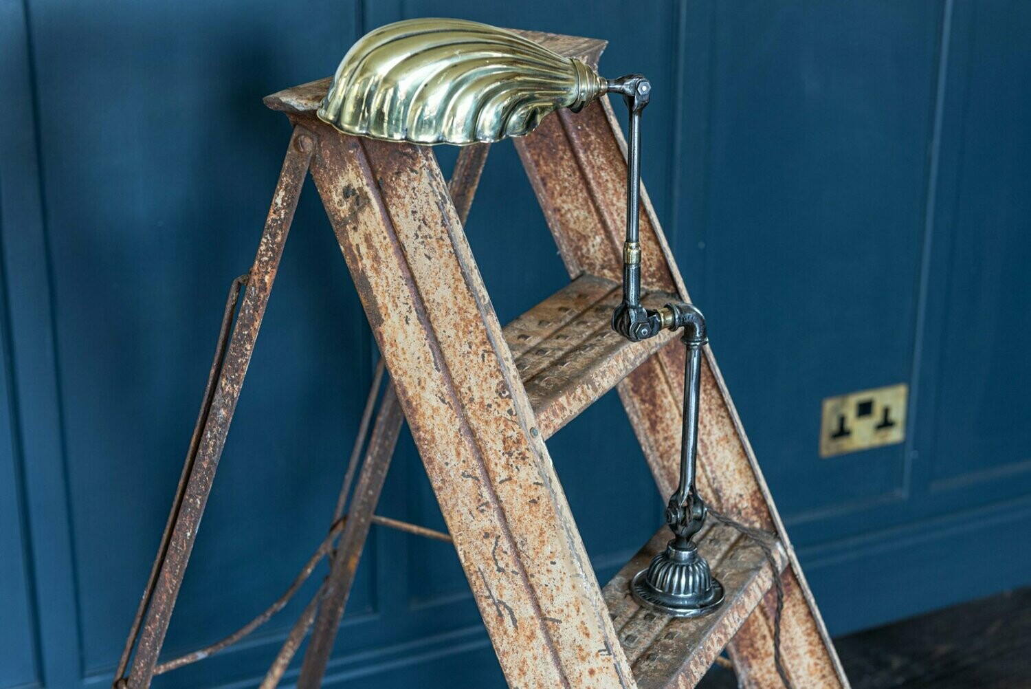 Dugdills Polished Brass Clamshell Anglepoise Lamp