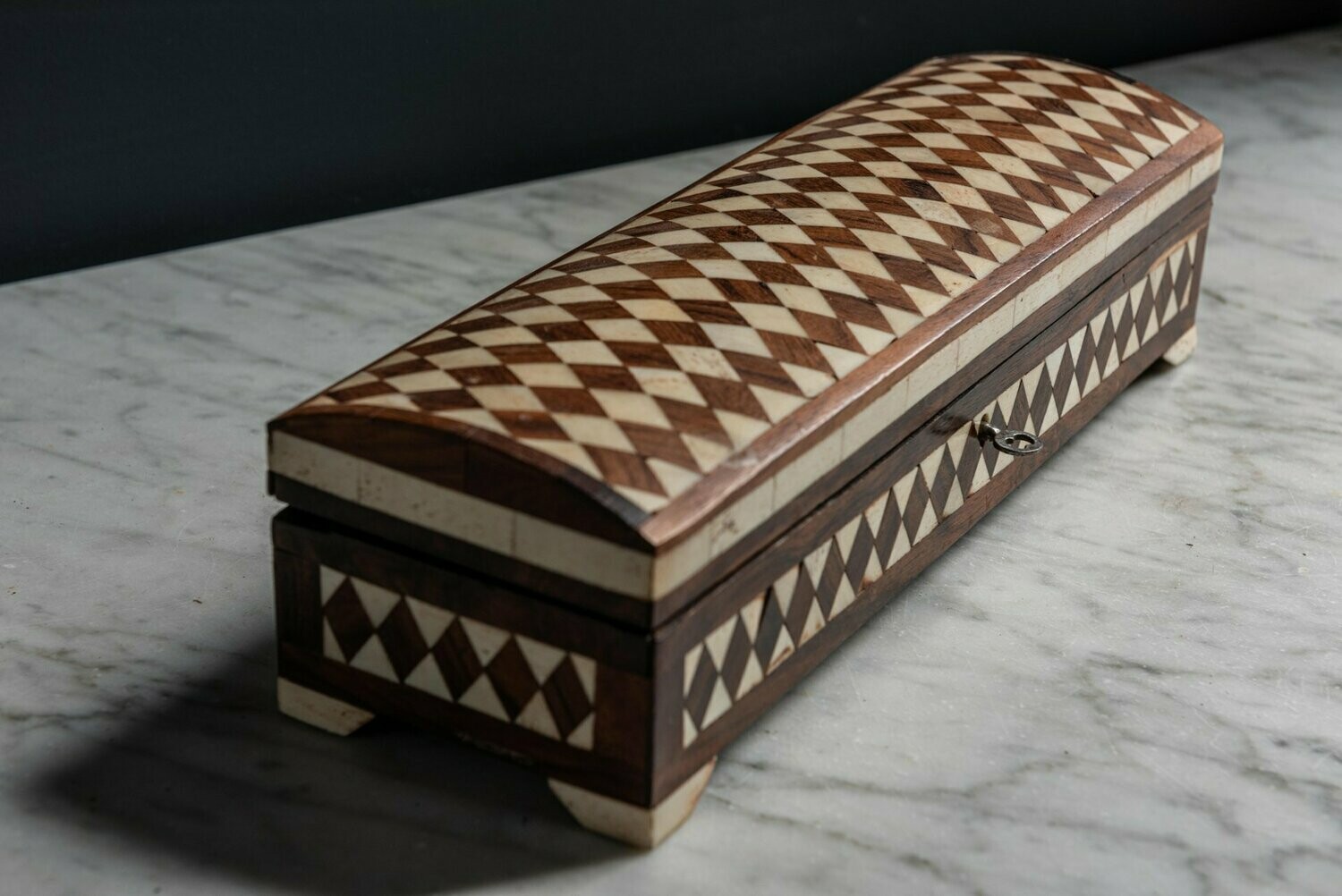 Indian inlaid trinket box