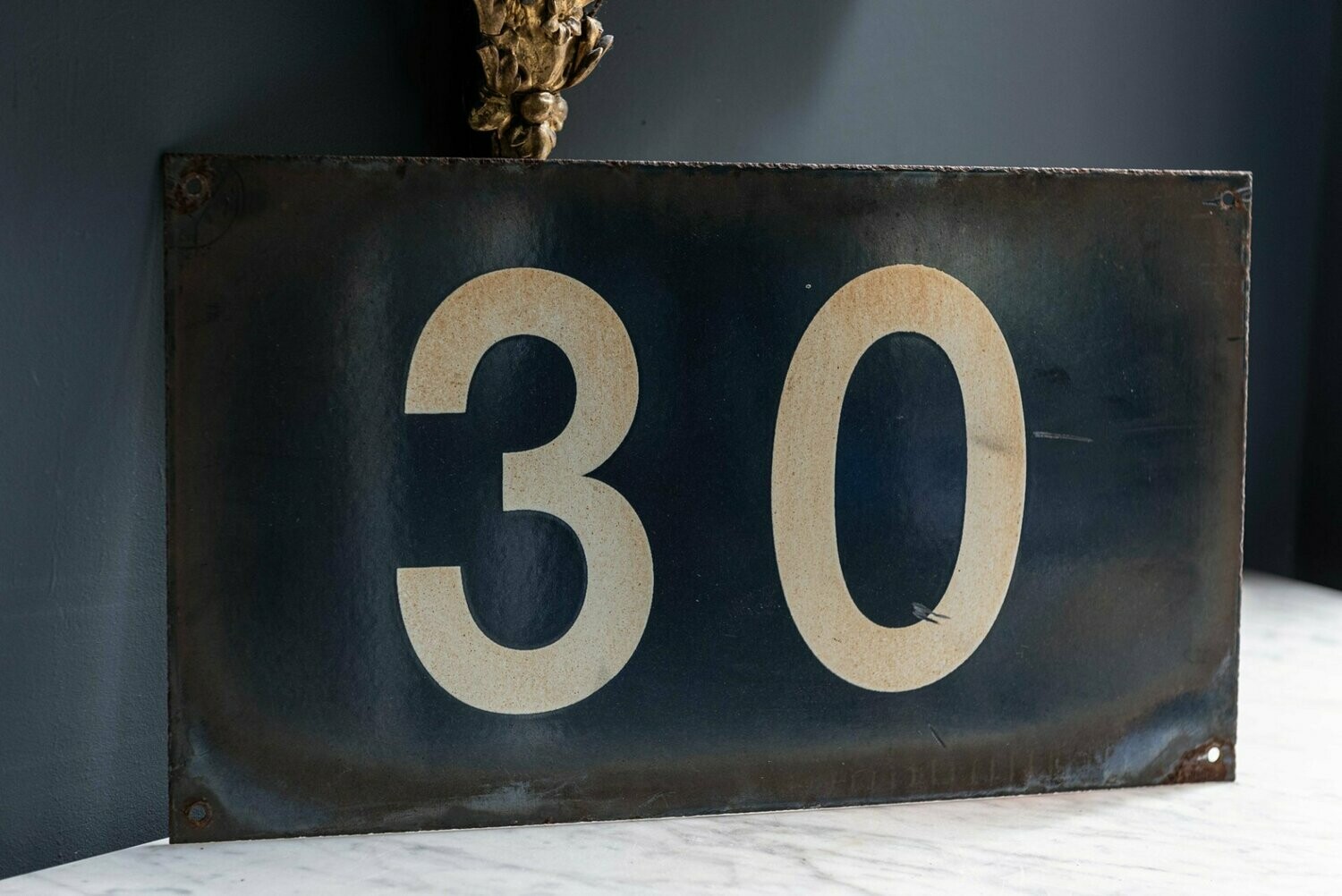 French Railway Enamel Sign