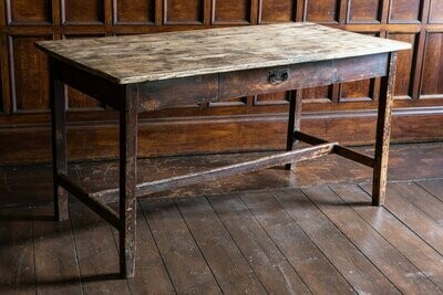 19thC Pine Lancashire Mill Table
