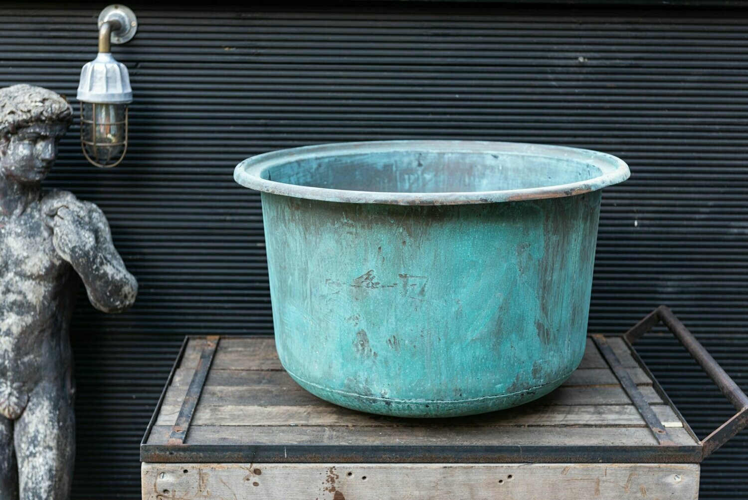 Large Copper Planter or Water Feature