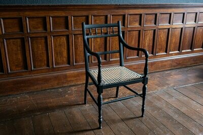 Regency Ebonized Carver Chair