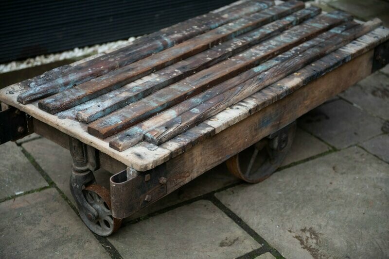 Stateside Industrial Factory Railway Carts. C.1930