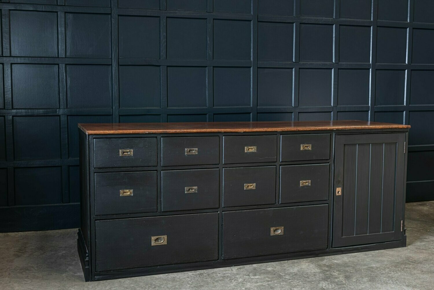 19thC English Habidashery Shop Counter