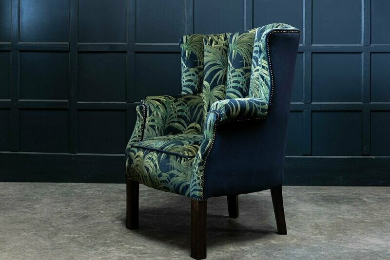 Georgian Mahogany Barrel Back Armchair