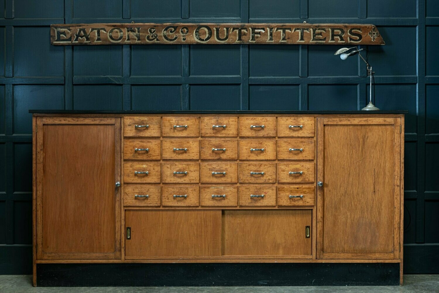 Early 20thC Large Drapers haberdashery Cabinet
