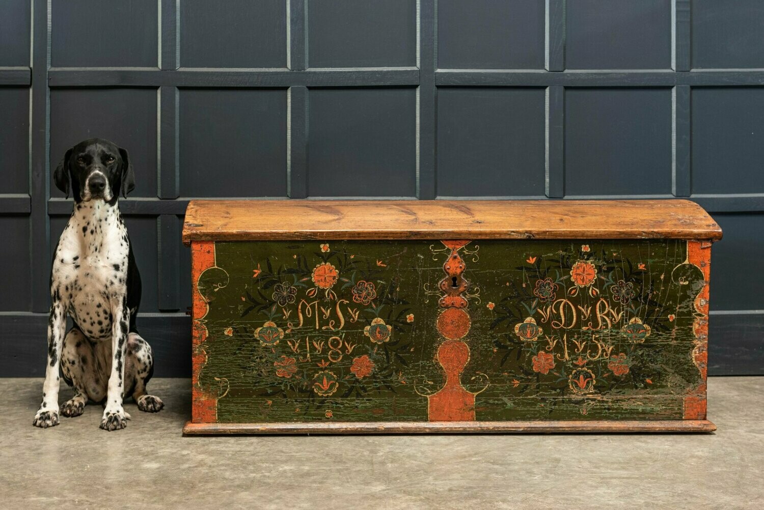 Early 19thC Swedish Marriage/Dowry Chest