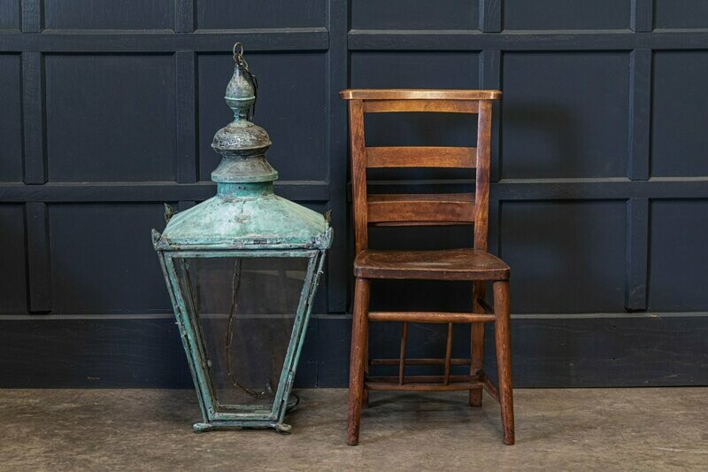 Large Foster & Pullen Verdigris Copper Lantern