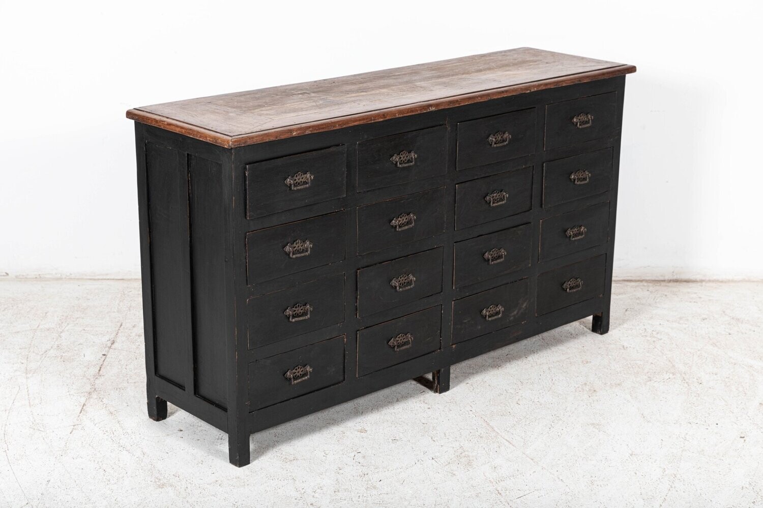 Ebonised Bank of Drawers