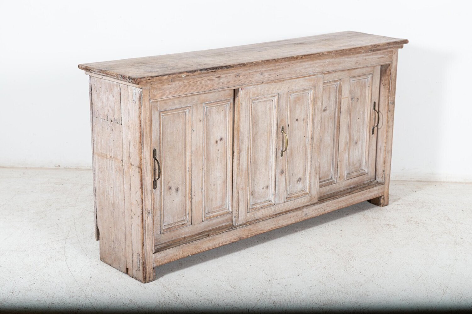 19thC English Georgian Pine Dresser Base